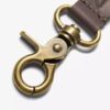 Heren sleutelhanger van geolied leer, bruin, Portemonnees Heren sleutelhanger van geolied leer, bruin, Portemonnees