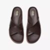 Heren Torford Cross bruine leren platte sandalen Heren Torford Cross bruine leren platte sandalen