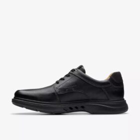 Heren Un Briley Lace zwarte leren Oxfords | clarks