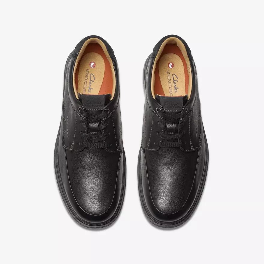 Heren Un Briley Lace zwarte leren Oxfords | clarks Heren Un Briley Lace zwarte leren Oxfords | clarks