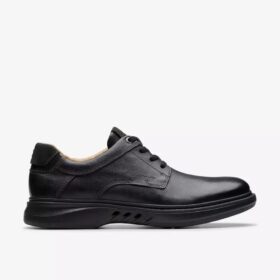 Heren Un Briley Pace zwarte leren Oxfords | clarks