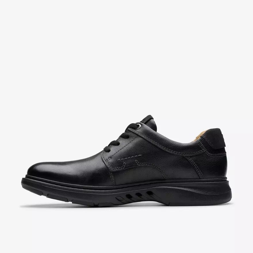 Heren Un Briley Pace zwarte leren Oxfords | clarks Heren Un Briley Pace zwarte leren Oxfords | clarks