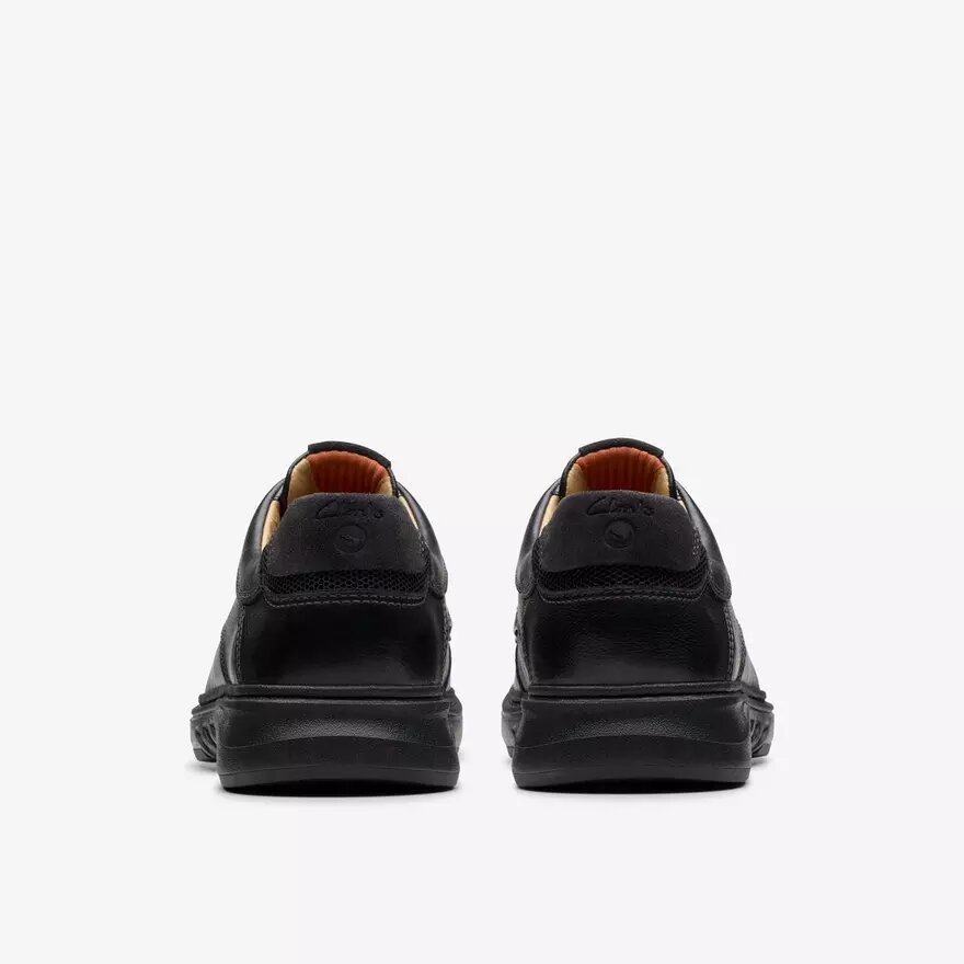 Heren Un Briley Pace zwarte leren Oxfords | clarks Heren Un Briley Pace zwarte leren Oxfords | clarks