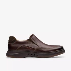 Heren Un Briley Step mahoniehouten leren Loafers | Clark’s