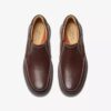 Heren Un Briley Step mahoniehouten leren Loafers | Clark’s