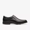 Heren Un Kendric Go zwarte leren Loafers | Clark’s