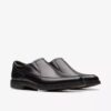 Heren Un Kendric Go zwarte leren Loafers | Clark’s