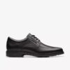Heren Un Kendric Way zwarte leren Oxfords | clarks