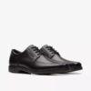 Heren Un Kendric Way zwarte leren Oxfords | clarks