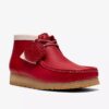 Heren Walla Boot Rb Rode leren Wallabees