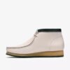 Heren Walla Boot Rb Witte Leren Wallabees