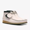 Heren Walla Boot Rb Witte Leren Wallabees