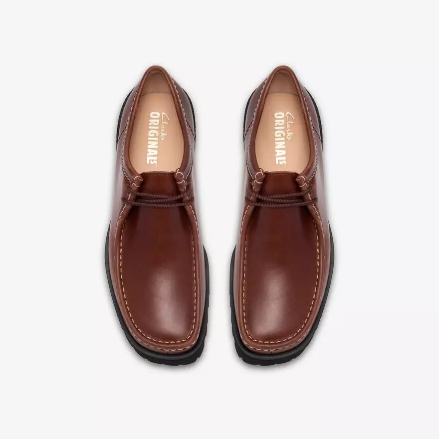 Heren Walla Yukoner bruine leren Wallabees Heren Walla Yukoner bruine leren Wallabees