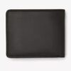 Herenpaspoortportemonnee in buff waxy, zwart, VS Herenpaspoortportemonnee in buff waxy, zwart, VS