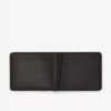 Herenpaspoortportemonnee in buff waxy, zwart, VS Herenpaspoortportemonnee in buff waxy, zwart, VS