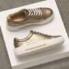 Hollyhock Wandelschoenen metallic Sneakers voor dames