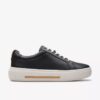 Hollyhock Wandelschoenen zwarte leren Sneakers voor dames Hollyhock Wandelschoenen zwarte leren Sneakers voor dames
