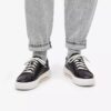 Hollyhock Wandelschoenen zwarte leren Sneakers voor dames Hollyhock Wandelschoenen zwarte leren Sneakers voor dames