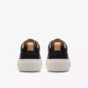 Hollyhock Wandelschoenen zwarte leren Sneakers voor dames Hollyhock Wandelschoenen zwarte leren Sneakers voor dames