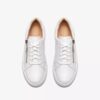 Hollyrose Zip witte leren Sneakers voor dames Hollyrose Zip witte leren Sneakers voor dames