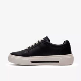 Hollyrose Zip zwarte leren Sneakers voor dames Hollyrose Zip zwarte leren Sneakers voor dames