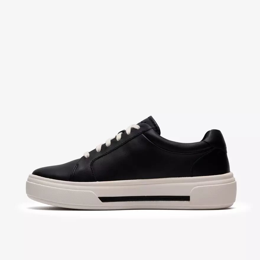 Hollyrose Zip zwarte leren Sneakers voor dames Hollyrose Zip zwarte leren Sneakers voor dames