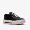 Hollyrose Zip zwarte leren Sneakers voor dames Hollyrose Zip zwarte leren Sneakers voor dames