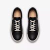 Hollyrose Zip zwarte leren Sneakers voor dames Hollyrose Zip zwarte leren Sneakers voor dames