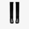 Iridessa Glow kniehoge laarzen van zwart leer voor dames Iridessa Glow kniehoge laarzen van zwart leer voor dames