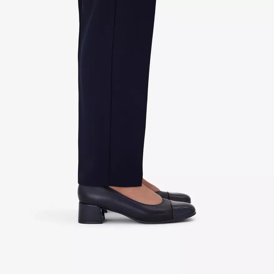 Iridessa May marineblauwe leren pumps voor dames Iridessa May marineblauwe leren pumps voor dames
