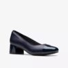 Iridessa May marineblauwe leren pumps voor dames Iridessa May marineblauwe leren pumps voor dames
