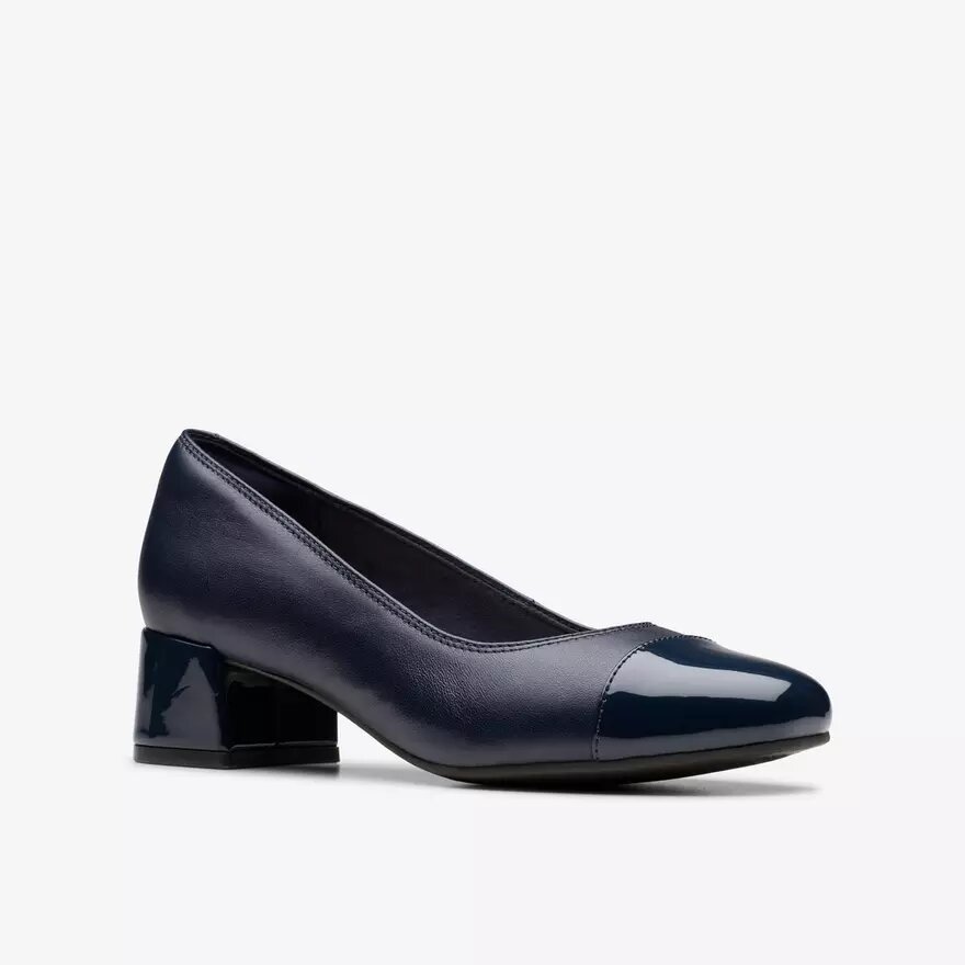 Iridessa May marineblauwe leren pumps voor dames Iridessa May marineblauwe leren pumps voor dames