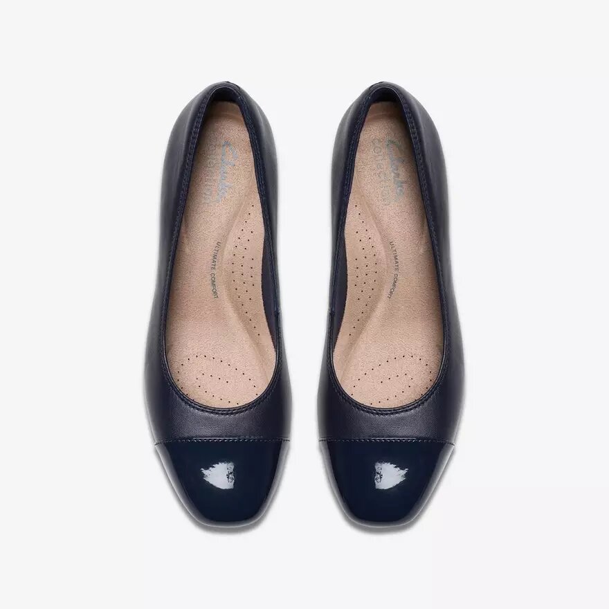 Iridessa May marineblauwe leren pumps voor dames Iridessa May marineblauwe leren pumps voor dames