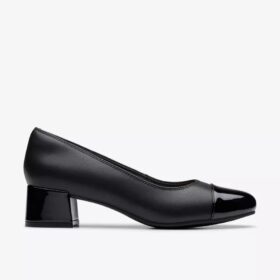 Iridessa May zwarte leren pumps voor dames