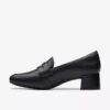Iridessa Sky zwarte leren Loafers voor dames