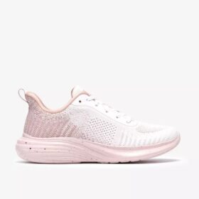 Izza Knit 2 lichtroze combinatiesneakers voor dames