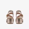 Jaylan Sol champagnekleurige Sandalen met hak voor dames Jaylan Sol champagnekleurige Sandalen met hak voor dames