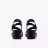 Jaylan Sol zwarte leren Sandalen met hak voor dames Jaylan Sol zwarte leren Sandalen met hak voor dames