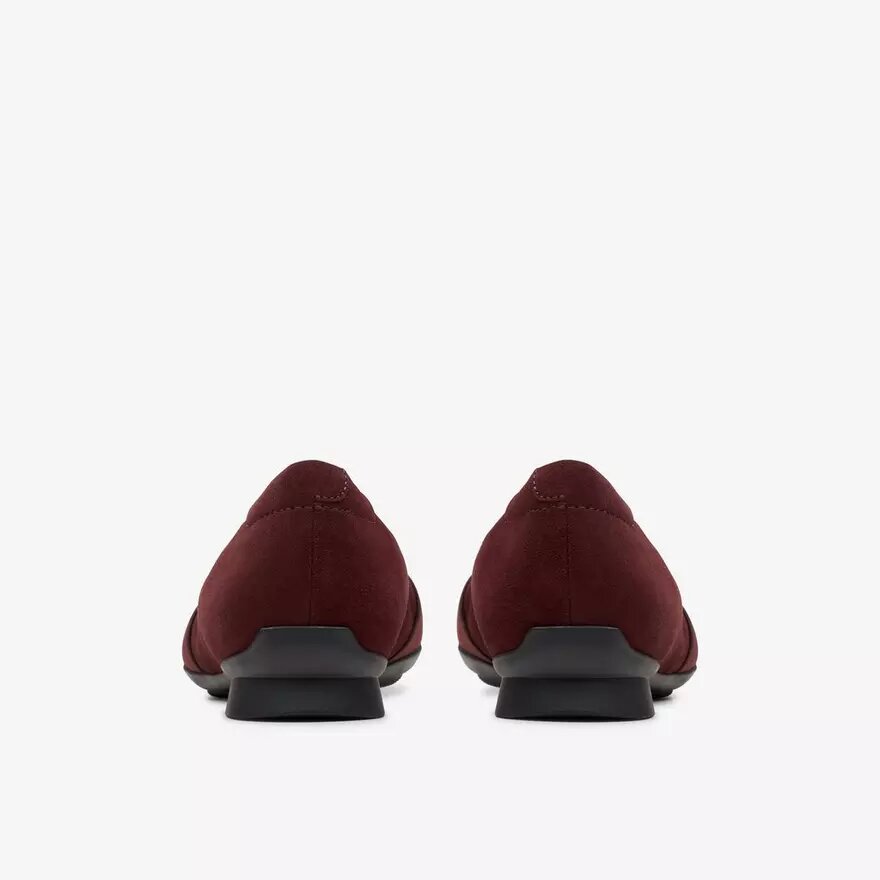 Jazmynn Gem Merlot suède Ballerina’s voor dames Jazmynn Gem Merlot suède Ballerina’s voor dames