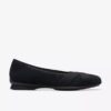 Jazmynn Gem zwarte suède Slip-ons voor dames