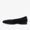Jazmynn Gem zwarte suède Slip-ons voor dames