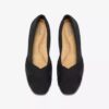 Jazmynn Gem zwarte suède Slip-ons voor dames