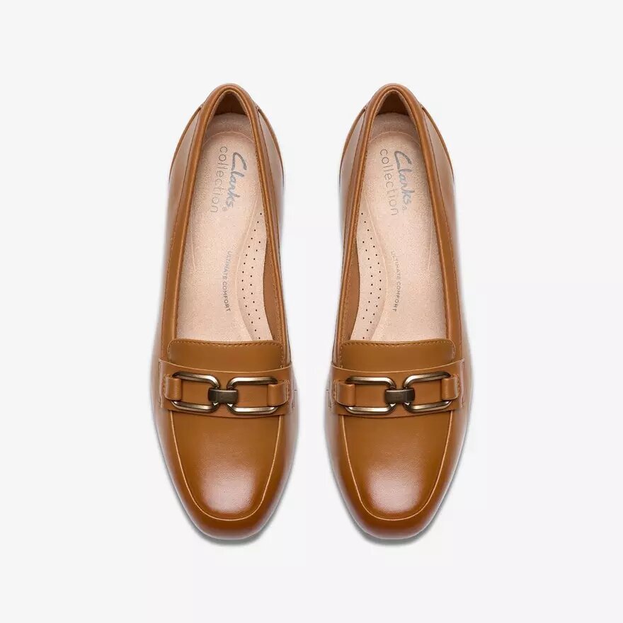 Juliet Echo tan leren Loafers voor dames Juliet Echo tan leren Loafers voor dames