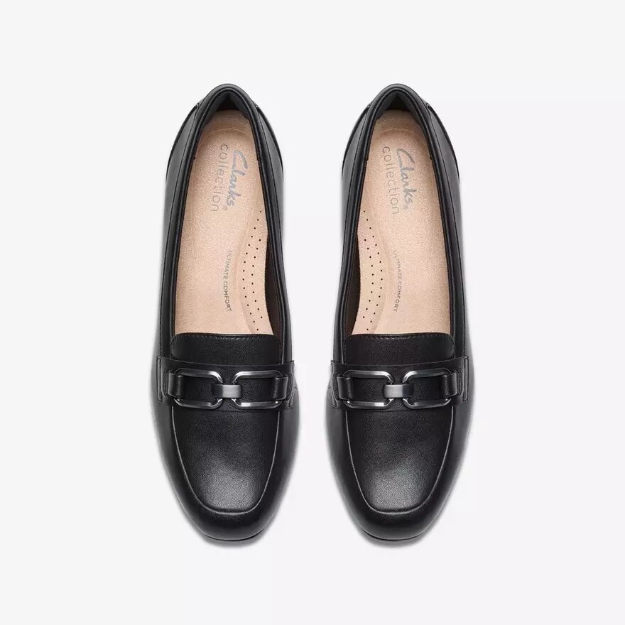 Juliet Echo zwarte leren Loafers voor dames Juliet Echo zwarte leren Loafers voor dames