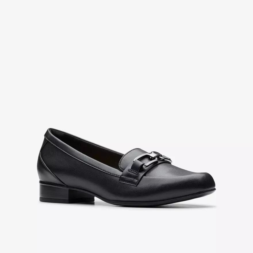 Juliet Echo zwarte leren Loafers voor dames Juliet Echo zwarte leren Loafers voor dames