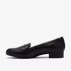 Juliet Mia zwarte leren Slip-ons voor dames Juliet Mia zwarte leren Slip-ons voor dames