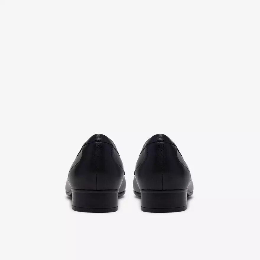 Juliet Mia zwarte leren Slip-ons voor dames Juliet Mia zwarte leren Slip-ons voor dames