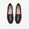Juliet Mia zwarte leren Slip-ons voor dames Juliet Mia zwarte leren Slip-ons voor dames