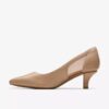 Kepley Cora pumps voor dames van warm beige leer