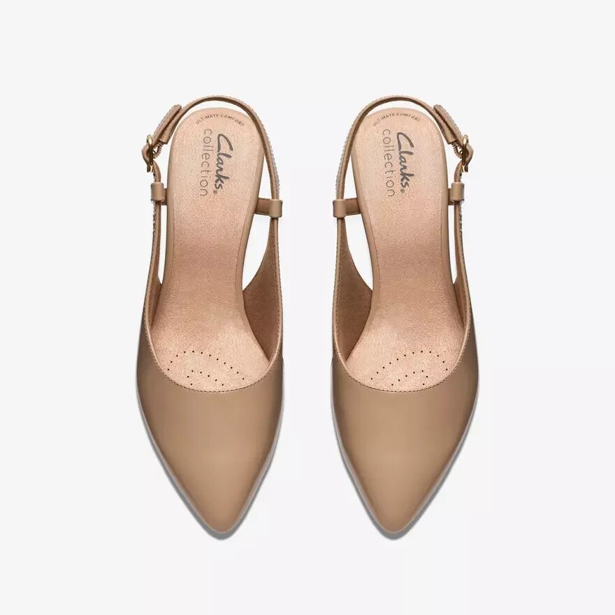 Kepley Lane beige leren pumps voor dames Kepley Lane beige leren pumps voor dames